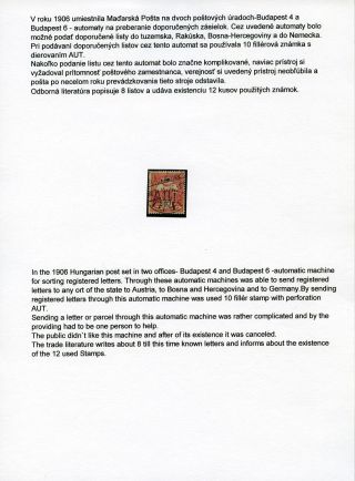 PERFINY MAĎARSKA – list 8