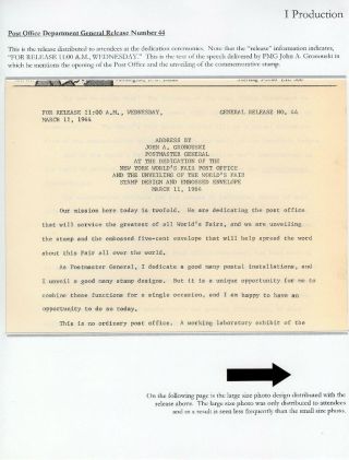 THE 1964 NEW YORK WORLD`S FAIR COMMEMORATIVE AND ITS FIRST DAY COVERS – sheet 7