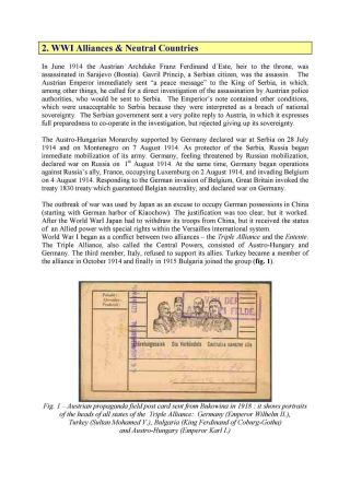 POSTAL HISTORY OF WORLD WAR I (a sample of the publication on CD) – sheet 4