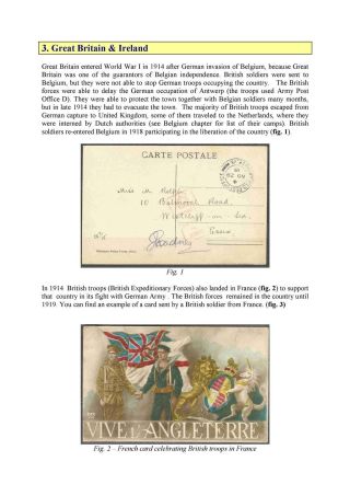POSTAL HISTORY OF WORLD WAR I (a sample of the publication on CD) – sheet 8