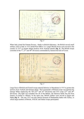 POSTAL HISTORY OF WORLD WAR I (a sample of the publication on CD) – sheet 9