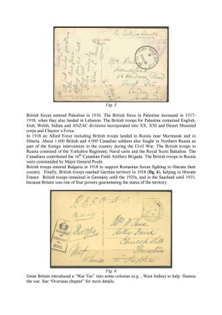 POSTAL HISTORY OF WORLD WAR I (a sample of the publication on CD) – sheet 10