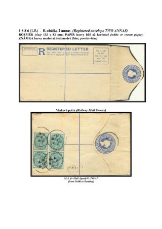 GANZSACHEN VON BRITISCH-INDIEN – Blatt 35