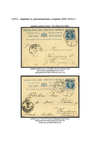 GANZSACHEN VON BRITISCH-INDIEN – Blatt 48