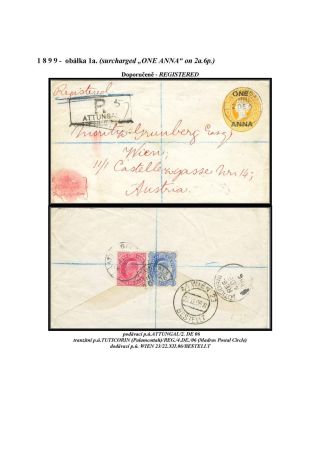 GANZSACHEN VON BRITISCH-INDIEN – Blatt 57