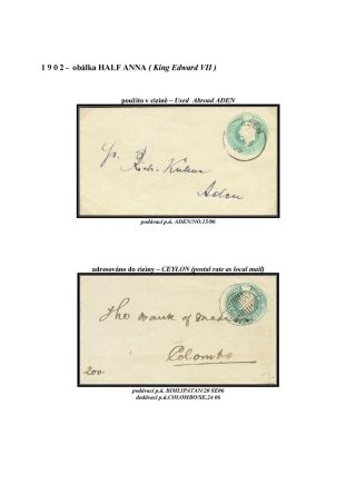 GANZSACHEN VON BRITISCH-INDIEN – Blatt 64