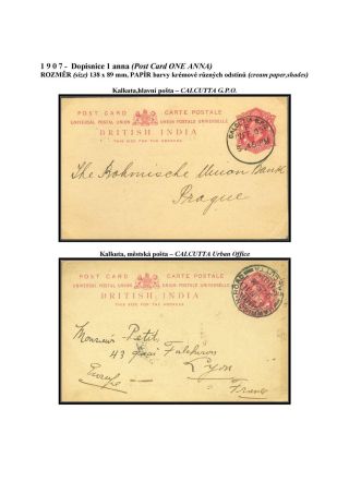 POSTAL STATIONERY OF BRITISH INDIA – sheet 65