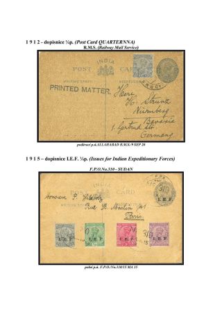 POSTAL STATIONERY OF BRITISH INDIA – sheet 70