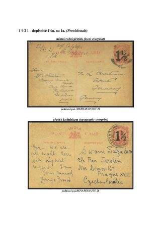 POSTAL STATIONERY OF BRITISH INDIA – sheet 78