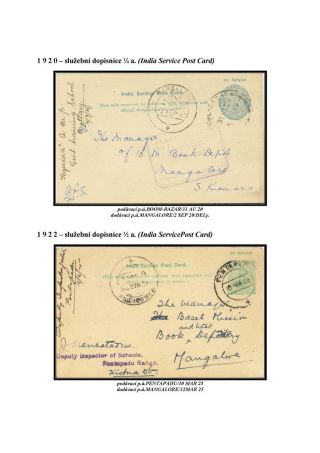 POSTAL STATIONERY OF BRITISH INDIA – sheet 80
