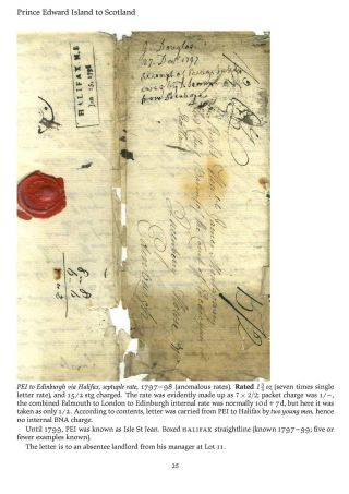 MAIL BETWEEN BNA & UK, 1766-1875 – sheet 25