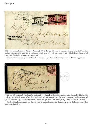 MAIL BETWEEN BNA & UK, 1766-1875 – sheet 97
