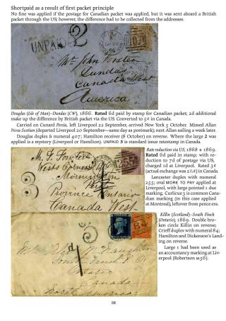 MAIL BETWEEN BNA & UK, 1766-1875 – sheet 98