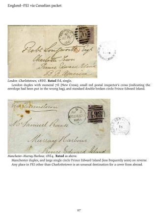 MAIL BETWEEN BNA & UK, 1766-1875 – sheet 117