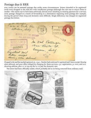 USA: ZPÁTEČNÍ LÍSTKY NA DOPORUČENÉ ZÁSILKY DO ROKU 1945 – list 56