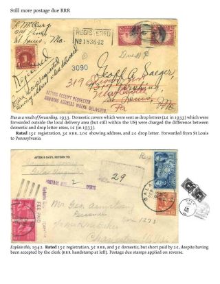 USA: ZPÁTEČNÍ LÍSTKY NA DOPORUČENÉ ZÁSILKY DO ROKU 1945 – list 59