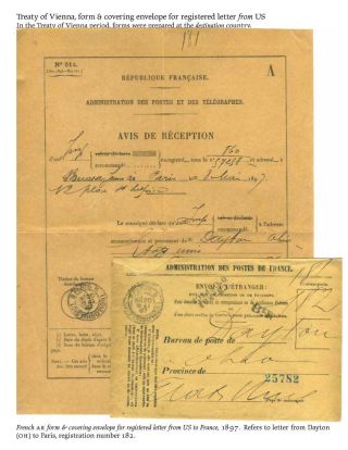 USA: ZPÁTEČNÍ LÍSTKY NA DOPORUČENÉ ZÁSILKY DO ROKU 1945 – list 68