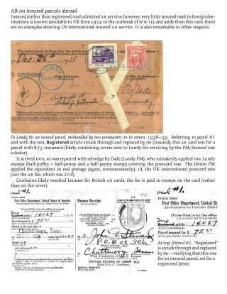 USA: RRR & AR BIS 1945 (RÜCKSCHEIN) – Blatt 85