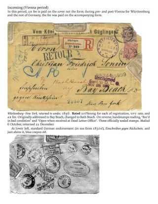 USA: RRR & AR BIS 1945 (RÜCKSCHEIN) – Blatt 92