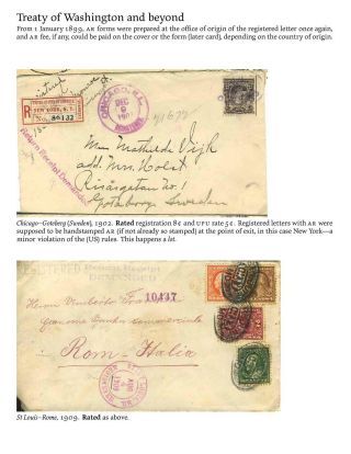 USA: RRR & AR BIS 1945 (RÜCKSCHEIN) – Blatt 94