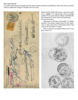 USA: ZPÁTEČNÍ LÍSTKY NA DOPORUČENÉ ZÁSILKY DO ROKU 1945 – list 97