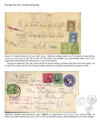 USA: ZPÁTEČNÍ LÍSTKY NA DOPORUČENÉ ZÁSILKY DO ROKU 1945 – list 131