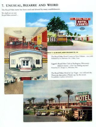 THE ROYAL PALM TOUR – sheet 78