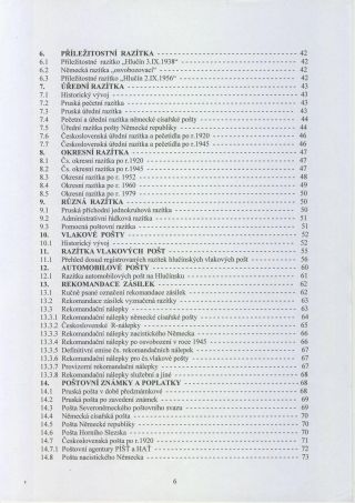 HULTSCHINER LAND UND IHRE POSTGESCHICHTE (Literatur in tschechische Sprache) – Blatt 4