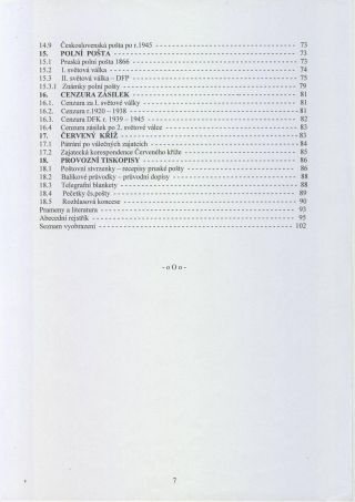 HULTSCHINER LAND UND IHRE POSTGESCHICHTE (Literatur in tschechische Sprache) – Blatt 5