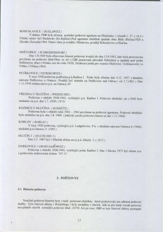 HULTSCHINER LAND UND IHRE POSTGESCHICHTE (Literatur in tschechische Sprache) – Blatt 14