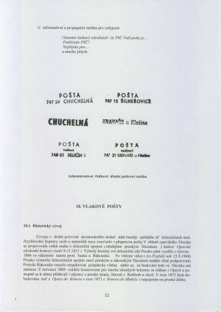 HLUČÍNSKO A JEHO POŠTOVNÍ HISTORIE (publikace) – list 49