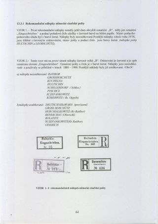 HLUČÍNSKO A JEHO POŠTOVNÍ HISTORIE (publikace) – list 61