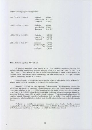 HLUČÍNSKO A JEHO POŠTOVNÍ HISTORIE (publikace) – list 69