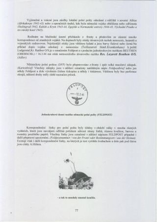 HLUČÍNSKO A JEHO POŠTOVNÍ HISTORIE (publikace) – list 74