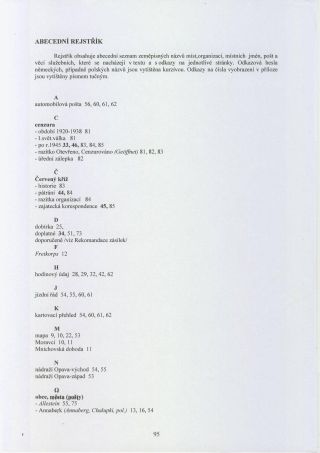 HULTSCHINER LAND UND IHRE POSTGESCHICHTE (Literatur in tschechische Sprache) – Blatt 92