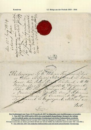 POSTGESCHICHTE DER STADT KOMÁROM 1749-1900 – Blatt 17