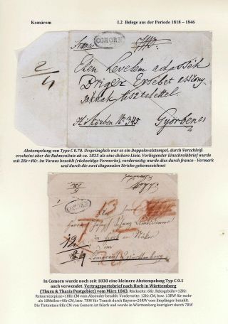 POSTGESCHICHTE DER STADT KOMÁROM 1749-1900 – Blatt 18