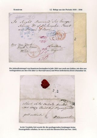 POSTGESCHICHTE DER STADT KOMÁROM 1749-1900 – Blatt 21