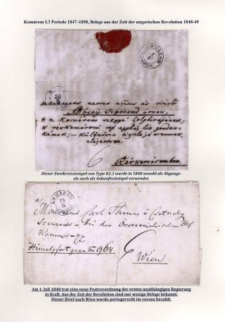 POSTGESCHICHTE DER STADT KOMÁROM 1749-1900 – Blatt 26