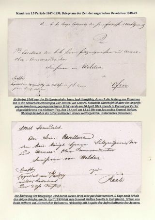 POSTGESCHICHTE DER STADT KOMÁROM 1749-1900 – Blatt 27