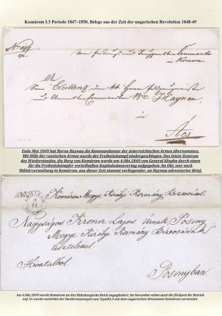POSTGESCHICHTE DER STADT KOMÁROM 1749-1900 – Blatt 28