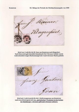 POSTGESCHICHTE DER STADT KOMÁROM 1749-1900 – Blatt 31