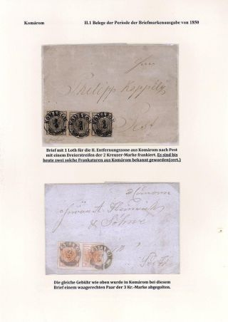 POSTGESCHICHTE DER STADT KOMÁROM 1749-1900 – Blatt 32