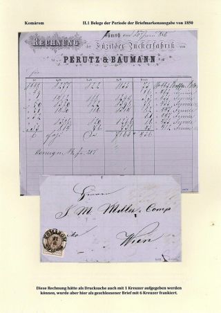 POSTGESCHICHTE DER STADT KOMÁROM 1749-1900 – Blatt 34
