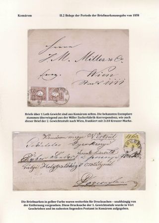 POSTGESCHICHTE DER STADT KOMÁROM 1749-1900 – Blatt 39