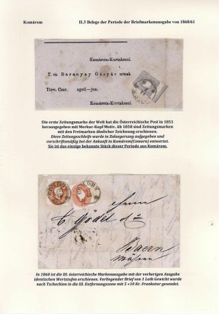 POSTGESCHICHTE DER STADT KOMÁROM 1749-1900 – Blatt 42