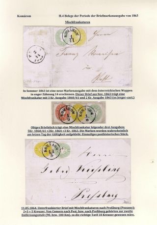 POSTGESCHICHTE DER STADT KOMÁROM 1749-1900 – Blatt 44