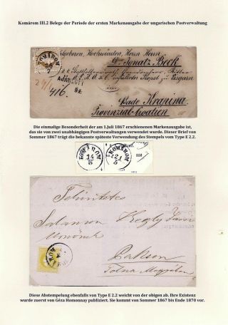 POSTGESCHICHTE DER STADT KOMÁROM 1749-1900 – Blatt 50