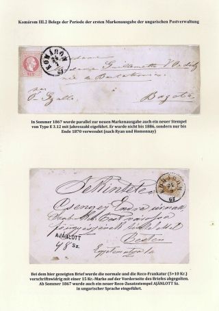 POSTGESCHICHTE DER STADT KOMÁROM 1749-1900 – Blatt 51