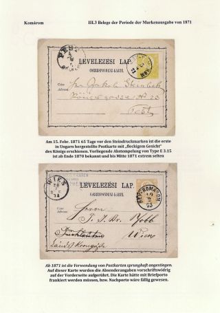 POSTGESCHICHTE DER STADT KOMÁROM 1749-1900 – Blatt 59